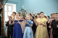 Рождественская ёлка в начальной школе